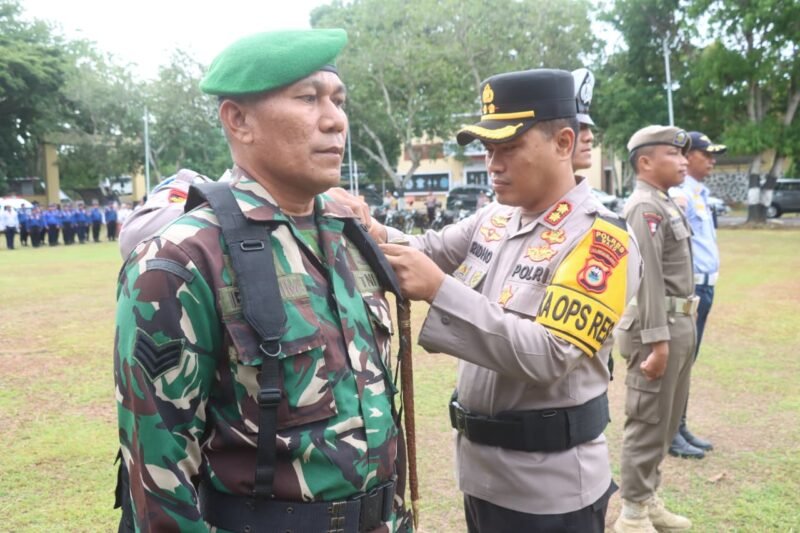 Polres Wajo menggelar Apel Gelar Pasukan Operasi Kepolisian Terpusat “Ketupat 2026” dalam rangka pengamanan dan pelayanan perayaan Idul Fitri 1447 Hijriah, Kamis (12/3/2026) sore