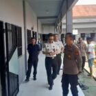 Kapolsek Pammana AKP Ami Suandi, S.H., memimpin langsung kegiatan sambang dan patroli di Rumah Tahanan (Rutan) Kelas IIB Kabupaten Wajo, Minggu (22/3/2026)