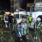 Koramil 1406-10/Pitumpanua menggelar patroli wilayah dan penguatan sistem keamanan lingkungan (Siskamling) pada Senin (23/3/2026)