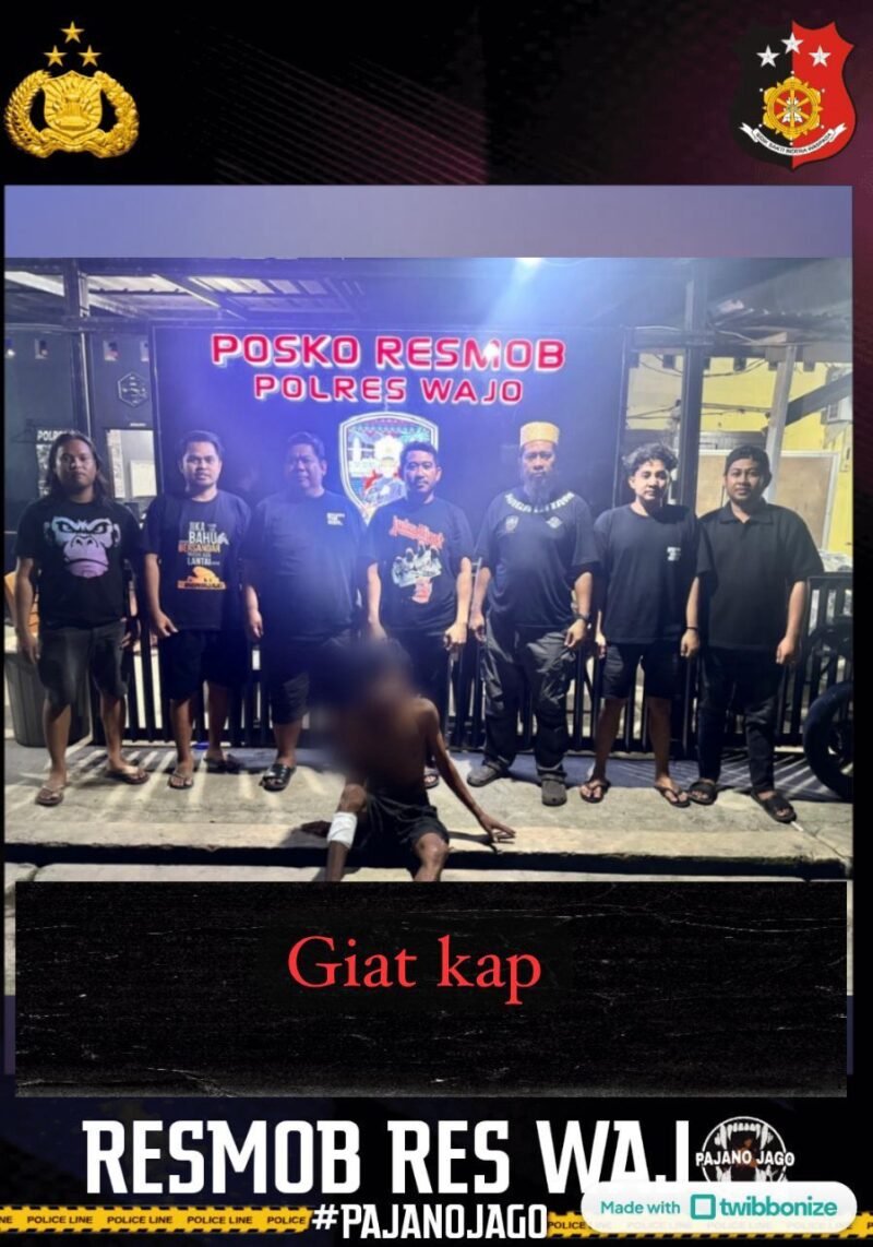 Tim Resmob Satreskrim Polres Wajo bertindak tegas terhadap pelaku kejahatan jalanan. Seorang pria berinisial AL (34), terduga pelaku pencurian kendaraan bermotor (curanmor), terpaksa dilumpuhkan dengan tembakan terukur pada bagian kaki setelah berupaya kabur saat proses pengembangan kasus, Kamis (26/3/2026)