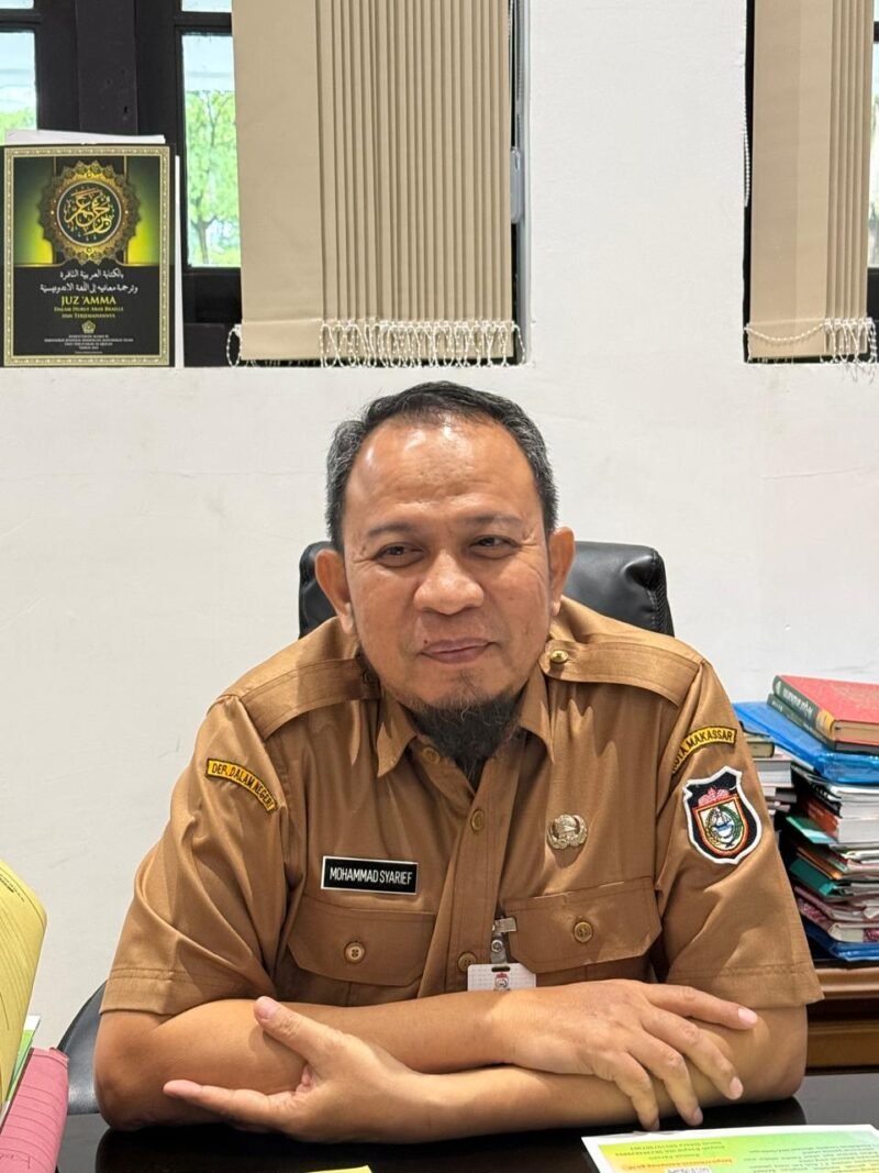 Kepala Bagian Kesejahteraan Rakyat (Kesra) Kota Makassar, M. Syarief