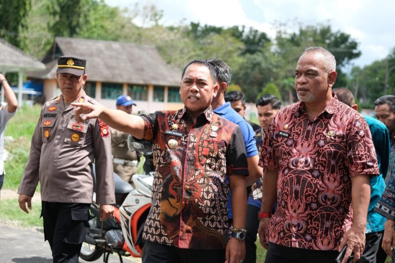 Bupati Wajo, Andi Rosman, melakukan peninjauan langsung ke Islamic Center Palaguna guna memastikan seluruh sarana dan prasarana pendukung dalam kondisi siap pakai, Kamis (2/4/2026)