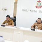 Wali Kota Makassar, Munafri Arifuddin meyoroti parkir liar logistik, minta penertiban gudang diperketat, Selasa (07/4/2026)