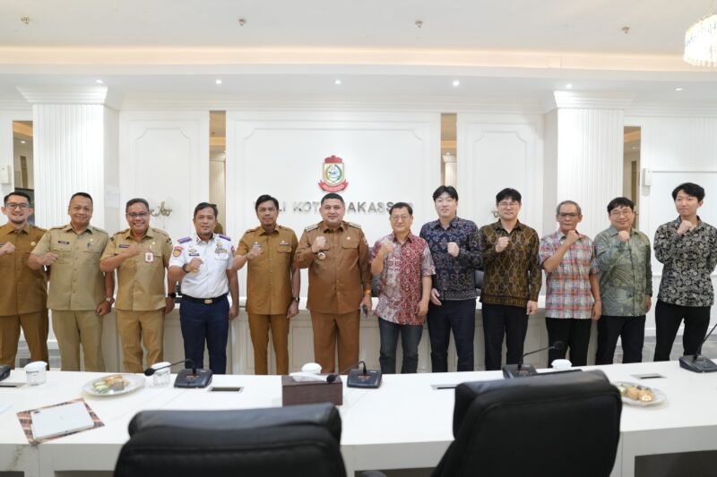 Pemerintah Kota Makassar menerima paparan program kolaborasi Pemerintah Korea yang direpresentasikan oleh Ecolant Co, LTD di Balaikota Makassar, Selasa (7/04/2026)