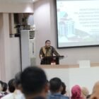 Wali Kota Makassar, Munafri Arifuddin saat memberikan sambutan pada Rapat Monitoring dan Evaluasi Pelaksanaan Program/Kegiatan APBD Kota Makassar Triwulan I Tahun Anggaran 2026, di Kantor Balai Kota Makassar, Kamis (16/4/2026)