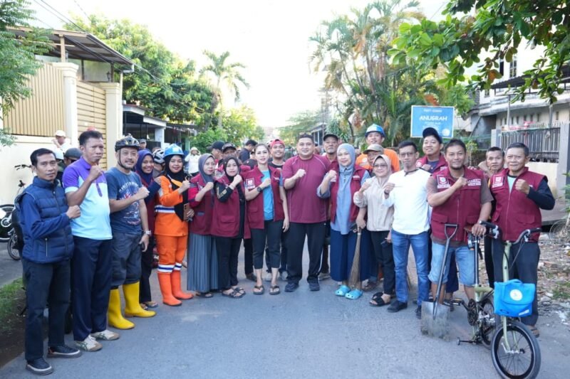 Wali Kota Makassar, Munafri Arifuddin Gowes Bareng SKPD  Pantau 