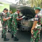 Dalam rangka memperkuat kesiapan operasional dan standarisasi pembinaan satuan, Kasi Log Kasrem 141/Toddopuli, Kolonel Inf Aris Rizal, bersama Pasilat Korem 141/TP, Mayor Inf Nono S., melaksanakan kunjungan kerja (kunker) ke Makodim 1406/Wajo, Senin (20/4/2026)