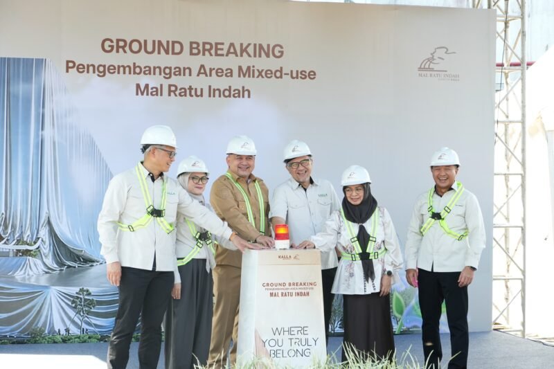 Wali Kota Makassar, Munafri Arifuddin menghadiri groundbreaking Mixed-Use Mal Ratu Indah, Selasa (28/4/2026)