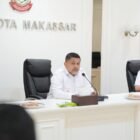 Wali Kota Makassar, Munafri Arifuddin memimpin rapat koordinasi persiapan kegiatan di Balai Kota Makassar, Rabu (6/5/2026)