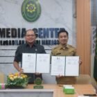 Dinas Kependudukan dan Pencatatan Sipil (Dukcapil) menggandeng Pengadilan Negeri Makassar menghadirkan inovasi layanan administrasi kependudukan, Rabu (20/5/2026)