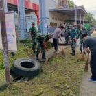 Merespons cepat arahan Presiden Republik Indonesia terkait penetapan status darurat sampah nasional, Kodim 1406/Wajo bersama Pemerintah Daerah Kabupaten Wajo menggelar aksi kerja bakti gabungan skala besar di wilayah Kecamatan Tempe, Jumat (22/5/2026)