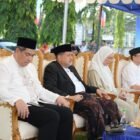 Wali Kota Makassar, Munafri Arifuddin,didampingi Ketua TP PKK Kota Makassar, Melinda Aksa menghadiri dan membuka Festival Keberkahan Kurban 1447 Hijriah/2026 yang digelar Bosowa Peduli di halaman Masjid Agung 45, Rabu (27/05/2026)