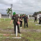 Dalam rangka menyambut HUT ke-69 Kodam XIV/Hasanuddin Tahun Anggaran 2026 Kodim 1406/Wajo menggelar upacara ziarah rombongan. yang dipusatkan di TMP Empagae, Desa Assorajang, Kecamatan Tanasitolo, Kabupaten Wajo, pada Jumat (29/5/2026) pagi