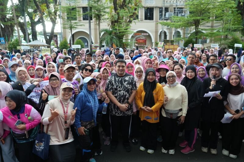 Wali Kota Makassar, Munafri Arifuddin  menghadiri peringatan Hari Tanpa Tembakau Sedunia (HTTS) Kota Makassar 2026 di kawasan Car Free Day Jalan Sudirman, Minggu (7/6/2026)