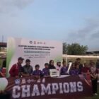 Pelaksanaan Olimpiade Olahraga Siswa Nasional (O2SN) jenjang SD dan SMP tingkat Kota Makassar Tahun 2026 resmi ditutup di Lapangan Sepak Bola UNM, Banta-Bantaeng, Kecamatan Rappocini, Minggu (14/6/2026)