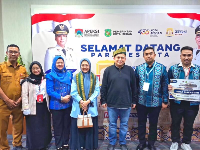 Wali Kota Makassar, Munafri Arifuddin menghadiri Rapat Kerja Nasional (Rakernas) XVIII Asosiasi Pemerintah Kota Seluruh Indonesia (APEKSI) 2026 di Kota Medan, Sumatera Utara