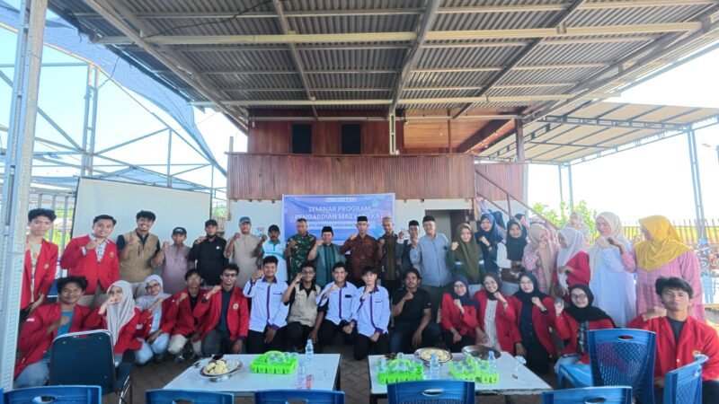 HIMAKAHA FK Unhas menggelar Seminar Program Kerja PPK Ormawa dan Tim Volunteer Himakaha 2026, Rabu (1/7), di Kantor BUMDes Kale Marewa, Desa Popo, Kecamatan Galesong Selatan, Kabupaten Takalar