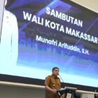 Wali Kota Makassar, Munafri Arifuddin, membuka secara resmi Bimbingan Teknis Sistem Akuntabilitas Kinerja Instansi Pemerintah (SAKIP) Tahun 2026 lingkup Pemerintah Kota Makassar di Hotel Claro, Senin (6/7/2026)