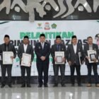 Wali Kota Makassar, Munafri Arifuddin, resmi melantik dan mengambil sumpah Pimpinan Badan Amil Zakat Nasional (BAZNAS) Kota Makassar Periode 2026–2031 di Baruga Anging Mammiri, Rumah Jabatan Wali Kota Makassar, Senin (6/7/2026)