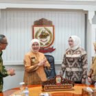 Wakil Wali Kota Makassar, Aliyah Mustika Ilham, menerima kunjungan silaturahmi dan audiensi Bupati Tabalong, Wakil Wali Kota Pagar Alam, serta Wakil Bupati Banyuasin di Ruang Rapat Wakil Wali Kota Makassar, Balai Kota Makassar, Jumat (10/7/2026)
