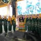 Ketua Dekranasda Kota Makassar, Melinda Aksa, bersama Wali Kota Makassar, Munafri Arifuddin, menghadiri Malam Ramah Tamah yang digelar Pemerintah Provinsi Sulawesi Selatan di Rumah Jabatan Gubernur Sulawesi Selatan, Jumat (10/7/2026)