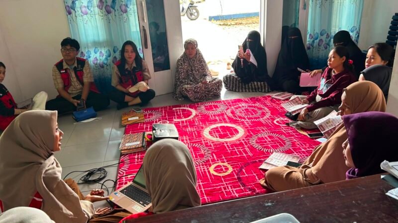 Mahasiswa Kuliah Kerja Nyata (KKN) Profesi Kesehatan Gelombang 116 AUniversitas Hasanuddin Posko Desa Teppo menggelar program edukasi bertajuk