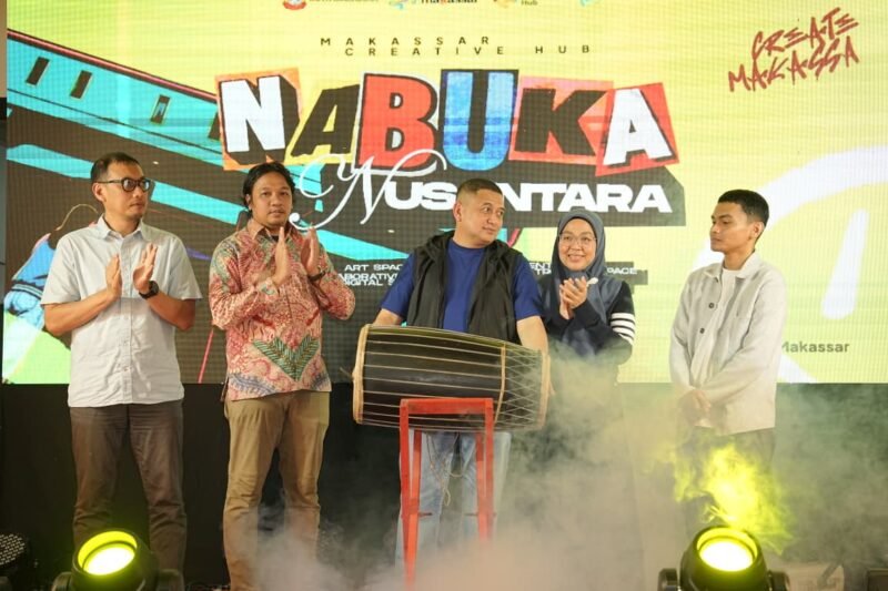Wali Kota Makassar, Munafri Arifuddin resmikan Makassar Creative Hub (MCH) kedua bertajuk “Nabuka Nusantara” yang berlokasi di Jalan Nusantara, Kecamatan Wajo, Minggu (26/7/2026)