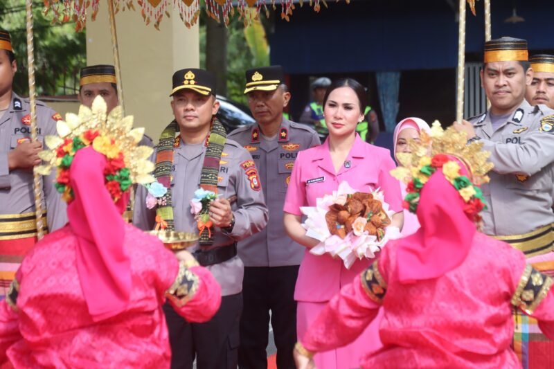 Polres Wajo menggelar rangkaian kegiatan kenal pamit Kapolres Wajo, Jumat (31/7/2026)