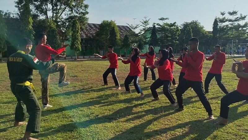 Kodim 1406/Wajo terus memperkuat pembinaan generasi muda melalui program latihan Pencak Silat Militer (PSM) yang dilaksanakan secara berkelanjutan di seluruh jajaran Koramil