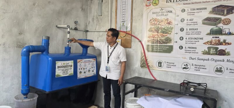 Inisiator pemilahan sampah, Syamsuddin SE, MM