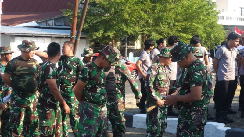 Dalam rangka menyambut Hari Ulang Tahun (HUT) ke-81 Kemerdekaan Republik Indonesia Tahun 2026, Kodim 1406/Wajo menggelar karya bakti di Taman Makam Pahlawan (TMP) Empagae, Desa Assorajang, Kecamatan Tanasitolo, Kabupaten Wajo, Rabu (12/8/2026)