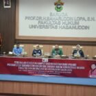 Wali Kota Makassar, Munafri Arifuddin  memberikan motivasi dan pembekalan kepada mahasiswa baru Fakultas Hukum Unhas di Kampus Unhas, Kamis (13/8/2026)