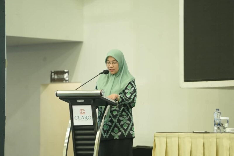 Kepala Dinas Kesehatan Kota Makassar, dr. Nursaidah Sirajuddin, M.Kes., menghadiri Bimbingan Teknis Penguatan Tata Kelola BLUD dan Pencegahan Pidana Korupsi di Puskesmas dan RSUD Kota Makassar Tahun 2026, yang digelar di Hotel Claro Makassar, Kamis (20/8/2026) malam.