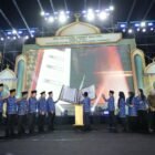 Wali Kota Makassar, Munafri Arifuddin mendampingi Menteri Agama Republik Indonesia, Nasaruddin Umar, menutup Musabaqah Tilawatil Quran (MTQ) VIII KORPRI Nasional 2026 di Alun-alun Lapangan Citra Mas, Kabupaten Pangkajene dan Kepulauan (Pangkep), Sabtu (29/8/2026) malam