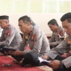 Polres Wajo kembali menggelar kegiatan Bimbingan Rohani dan Mental (Binrohtal) bagi seluruh personel, Kamis (24/9/2026)