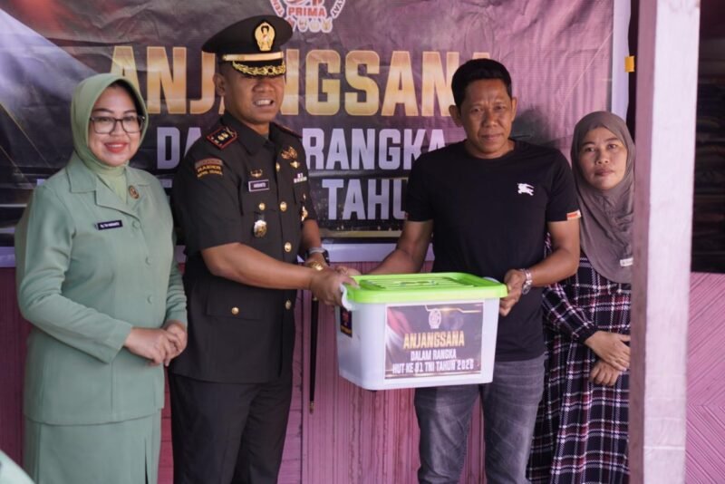 Kodim 1406/Wajo menggelar kegiatan anjangsana di wilayah Kecamatan Tempe, Kabupaten Wajo, Senin (28/9/2026)