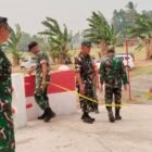 Tim pemeriksa dari Inspektorat Jenderal Angkatan Darat (Itjenad) melaksanakan kunjungan kerja sekaligus peninjauan lapangan terhadap tiga jembatan yang progres fisiknya telah mencapai 100 persen di wilayah Kodim 1406/Wajo, pada Rabu (14/10/2026)