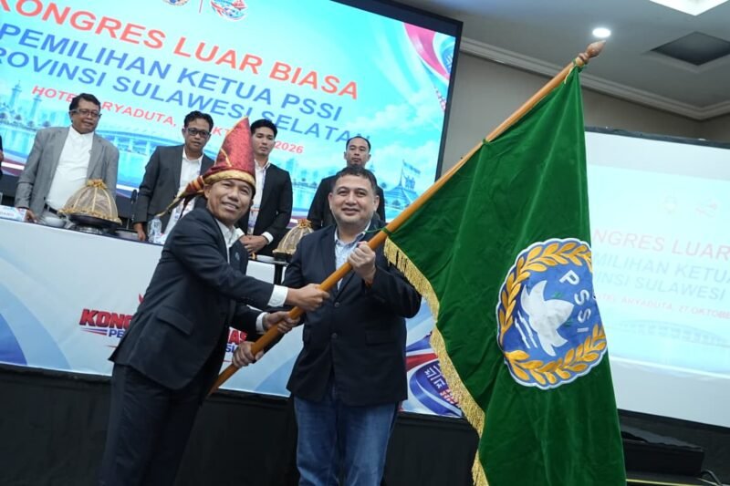 Munafri Arifuddin resmi menahkodai Ketua Asosiasi Provinsi (Asprov) PSSI Sulawesi Selatan periode 2026–2030 pada Penetapan Kongres Luar Biasa (KLB) Pemilihan Ketua Umum PSSI Provinsi Sulawesi Selatan di Hotel Aryaduta, Makassar, Selasa (27/10/2026)