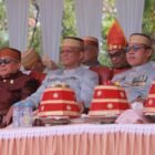 Bupati Wajo, Andi Rosman, bertindak sebagai inspektur upacara pada peringatan Hari Sumpah Pemuda (HSP) ke-98 tahun 2026 yang digelar di Lapangan Merdeka Sengkang, Kabupaten Wajo, Sulawesi Selatan, Rabu (28/10/2026)