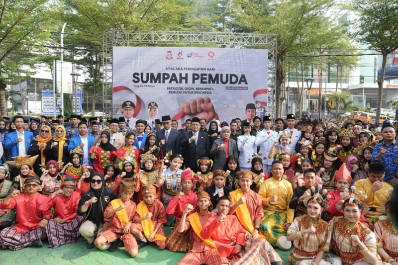 Hari Sumpah Pemuda ke-98 di pelataran Kantor Balai Kota Makassar, Rabu (28/10/2026)